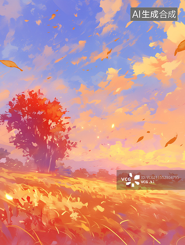 【AI数字艺术】二十四节气秋图片素材