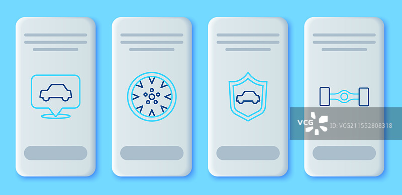 带有保护罩的合金轮毂汽车服务图片素材