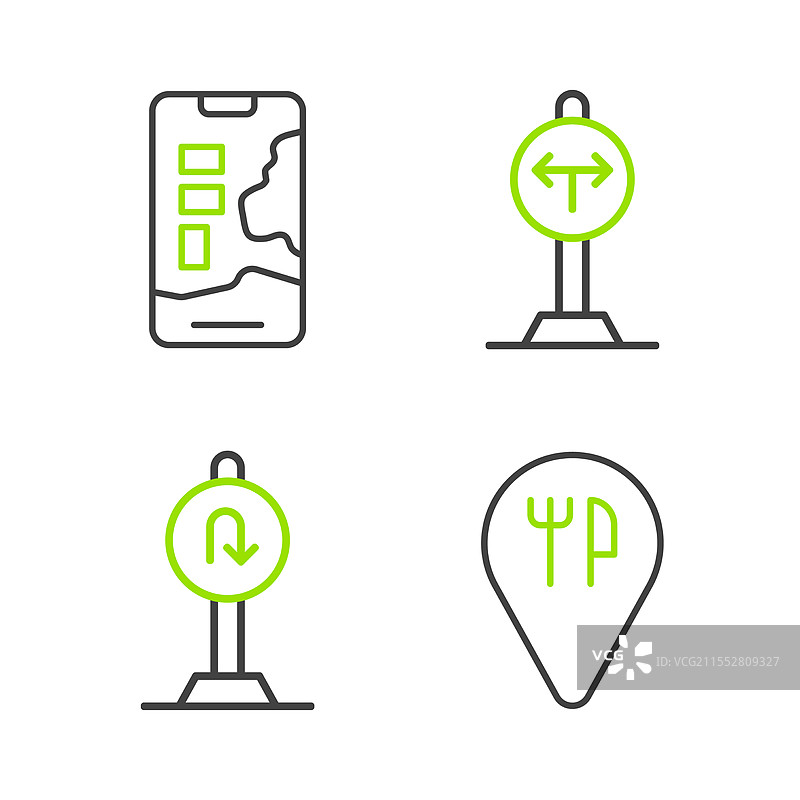 咖啡馆和餐厅的位置转身返回图片素材