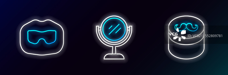 发型定型胶或蜡，用于胡须造型和其他发型。图片素材