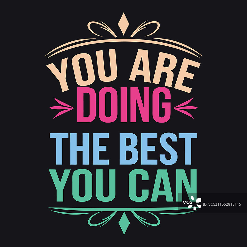 你正在尽力而为，给人以鼓励。图片素材