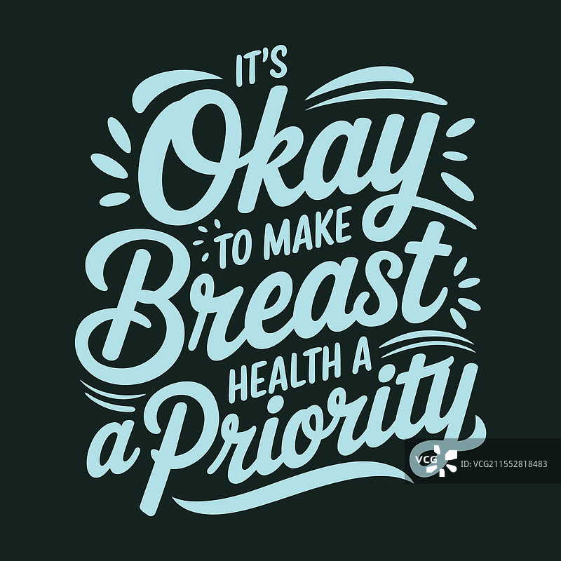 乳房健康始终是女性的优先事项。图片素材