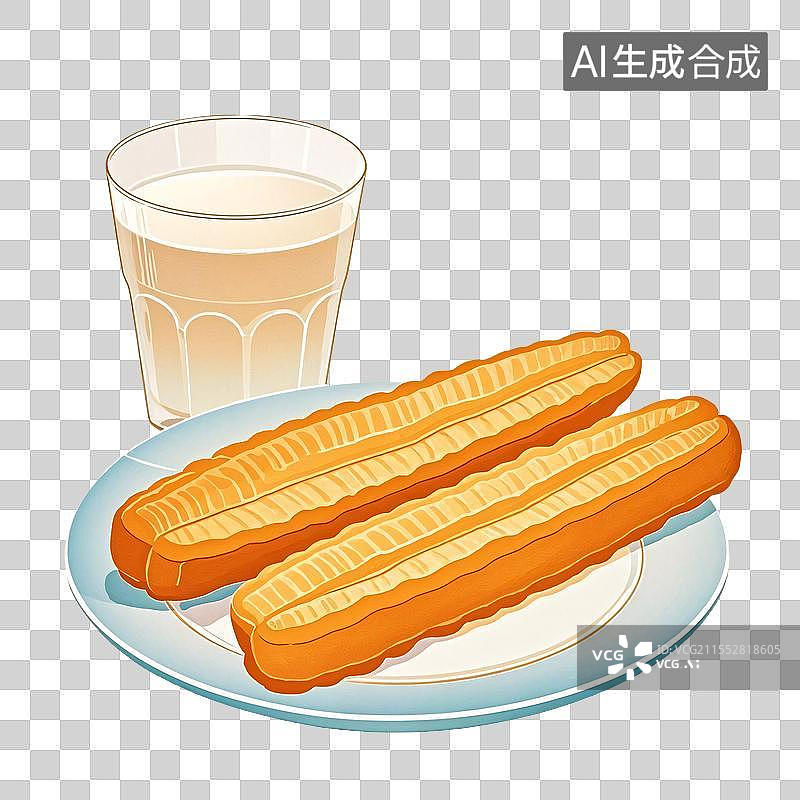【AI数字艺术】美味早餐元素图片素材