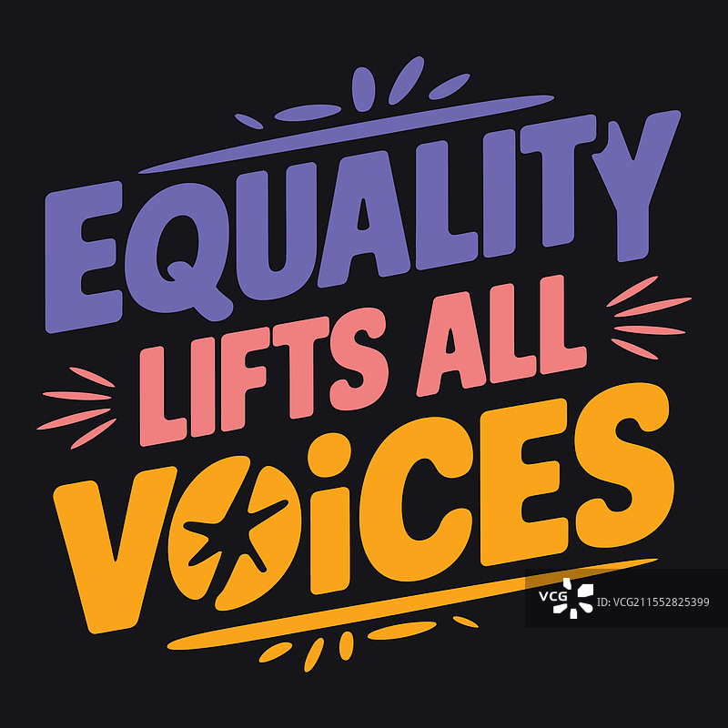 平等提升所有声音，平等与图片素材