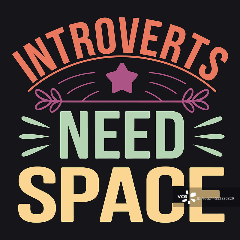 内向的人需要个人空间和安静。图片素材