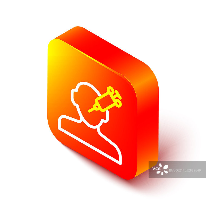 药物成瘾的等距线图标图片素材