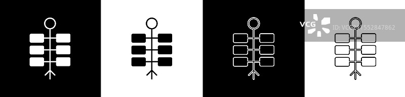 烟花图标，黑白色调独立展示图片素材