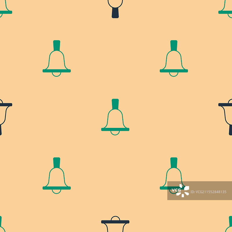 绿色和黑色的拳击铃图标图片素材