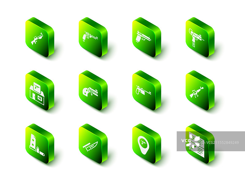 左轮手枪、乌兹冲锋枪或M16A1步枪图片素材