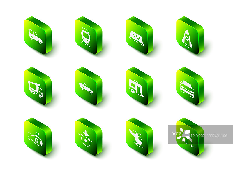 有轨电车和铁路出租车车顶火箭飞船图片素材