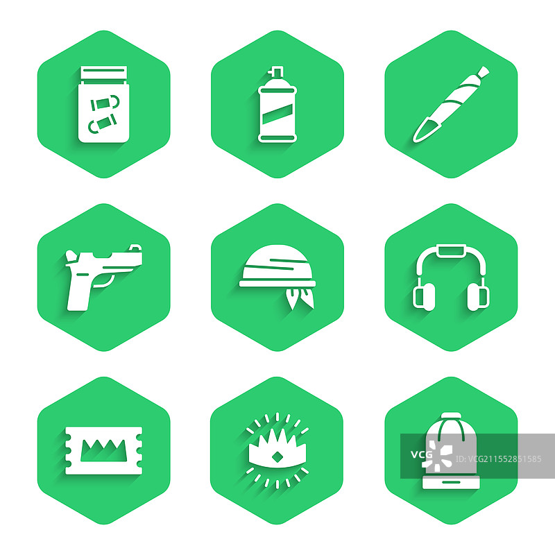 带头巾的国王王冠冬季帽子耳机图片素材