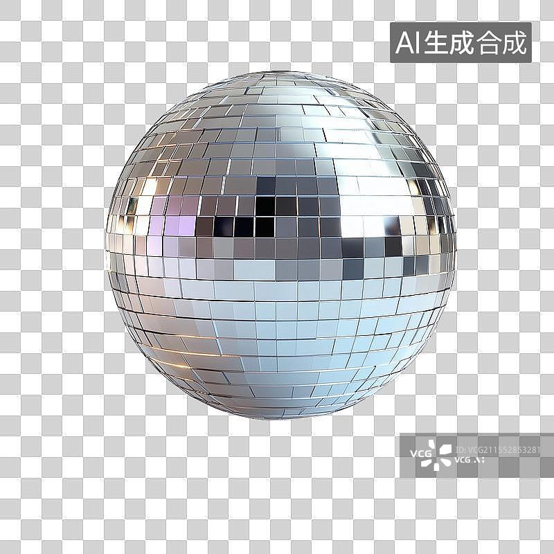【AI数字艺术】3D金属球体图片素材