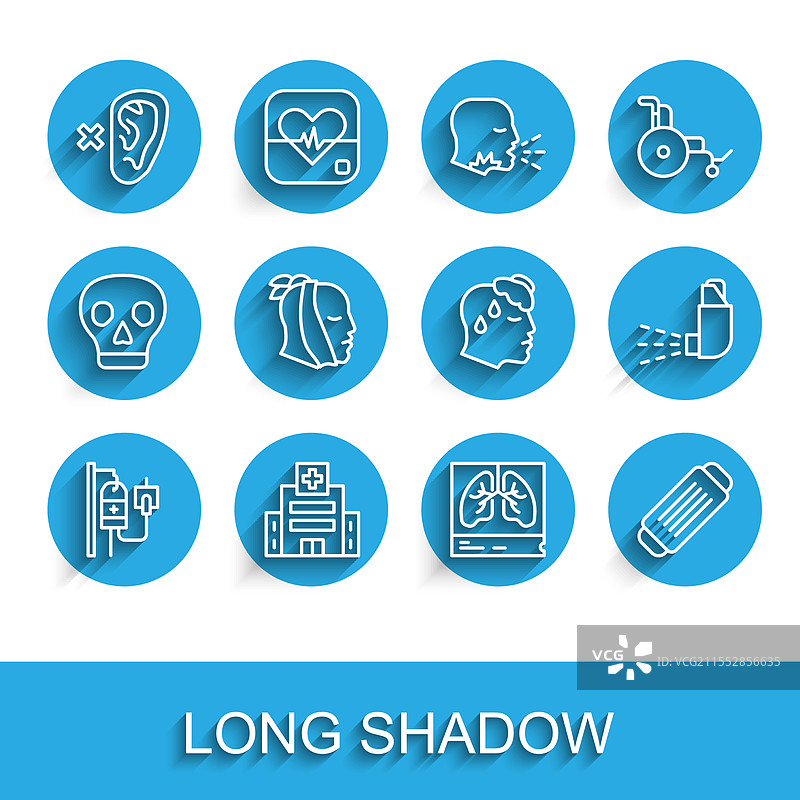 医疗医院建筑中的静脉输液袋图片素材