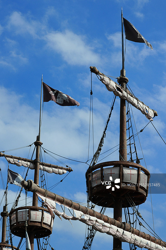 迪士尼海盗船帆图片素材