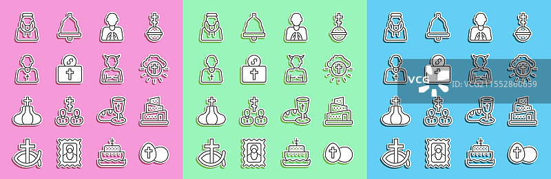 复活节彩蛋与巴别塔的圣经故事图片素材