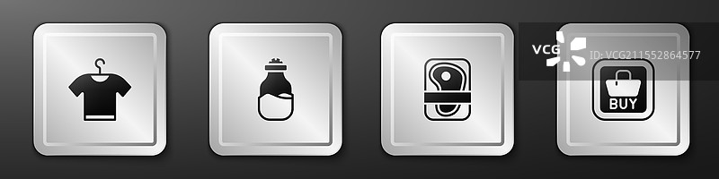 罐装肉类包装的调味T恤和牛排图片素材