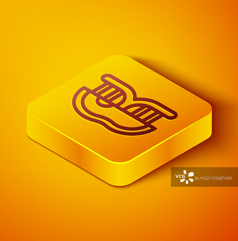 等距线性基因改造肉类图标图片素材