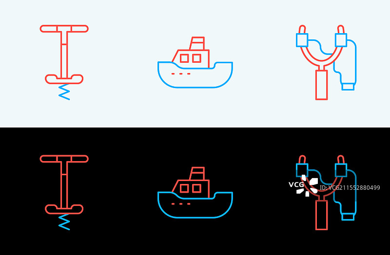 弹弓跳跳棒玩具和玩具图片素材