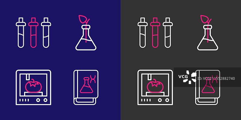 基因工程与3D打印的书籍系列图片素材