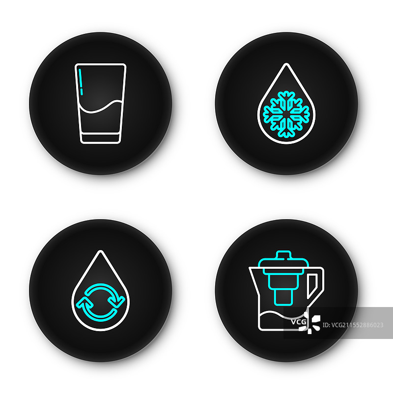 带过滤器的水壶，适合清洁回收使用图片素材