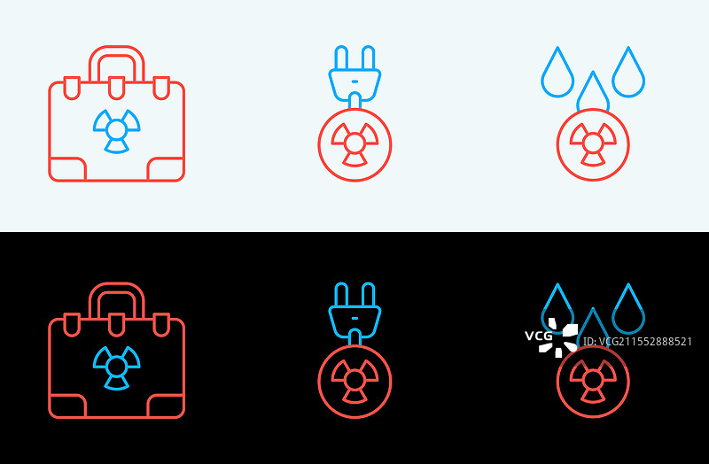 酸雨和放射性云层图片素材