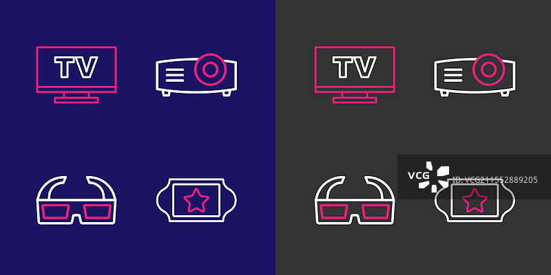 电影院排队购票 3D 电影眼镜 电影图片素材