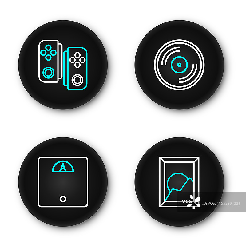 浴室秤的线条图景图片素材