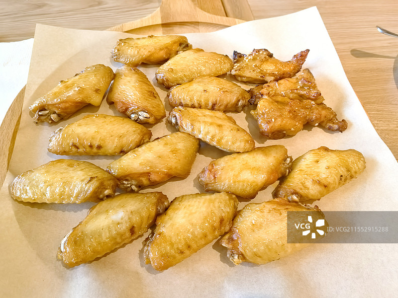 烤鸡翅图片素材