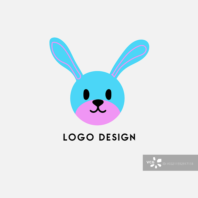 兔子logo设计图片素材