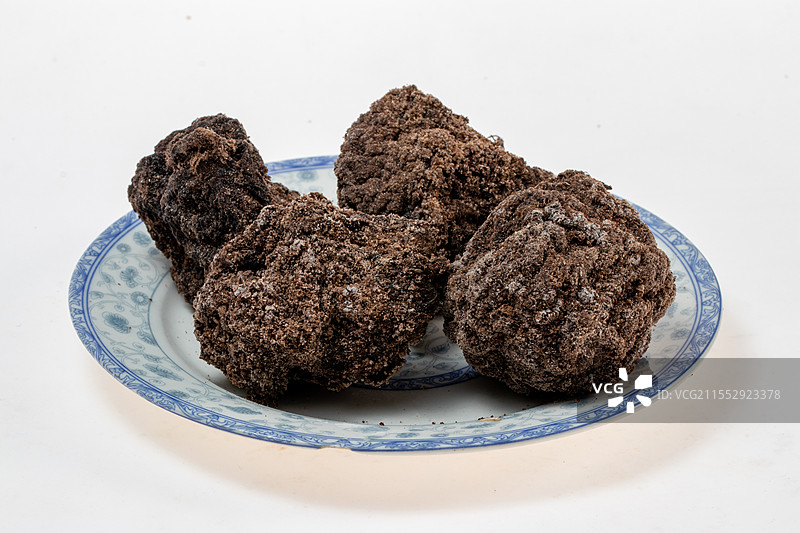 白色背景上的山西特色风格老咸菜芥菜疙瘩图片素材