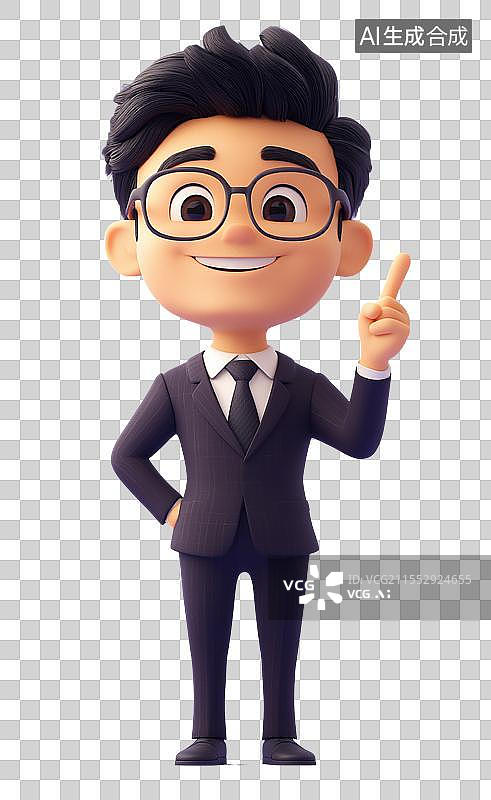 【AI数字艺术】职场经理人、基金经理形象图片素材