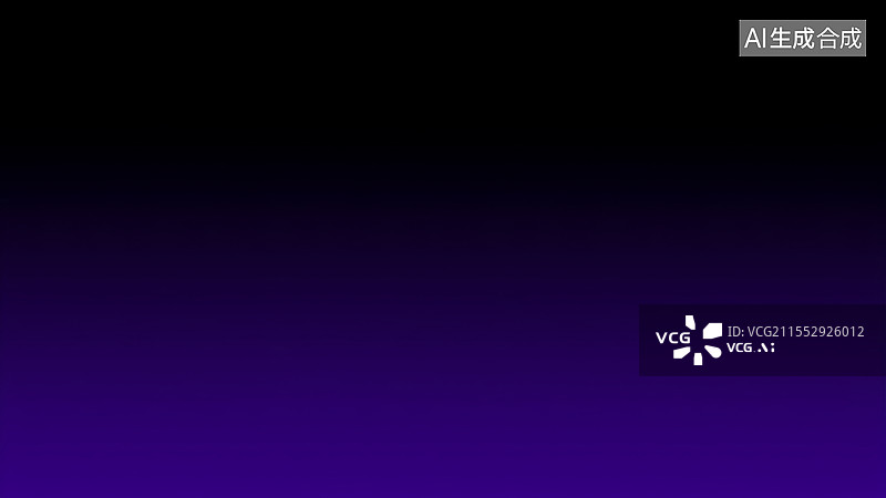 【AI数字艺术】黑丝绒至暗紫渐变背景 - 剧院幕布过渡高端活动主视觉素材图片素材