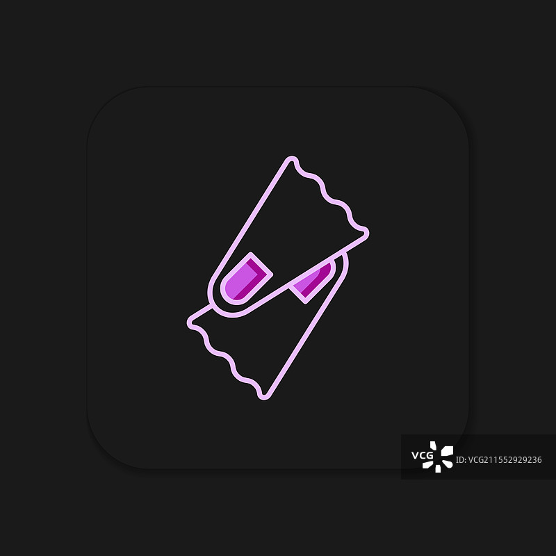 游泳用填充轮廓橡胶脚蹼图标图片素材