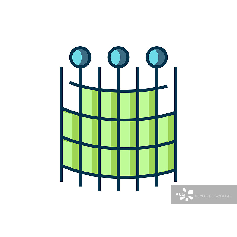 填充轮廓的渔网图案图标图片素材