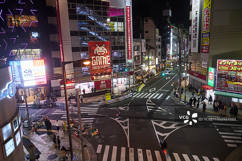 日本大阪难波心斋桥街图片素材