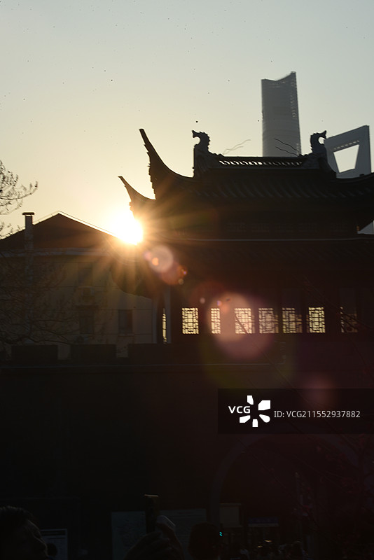 梅园公园 陆家嘴图片素材