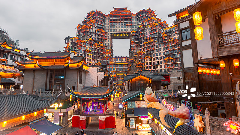 张家界七十二奇楼图片素材