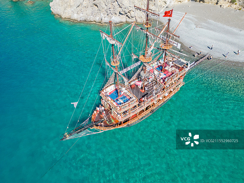 费特希耶跳岛游，绝美的地中海图片素材