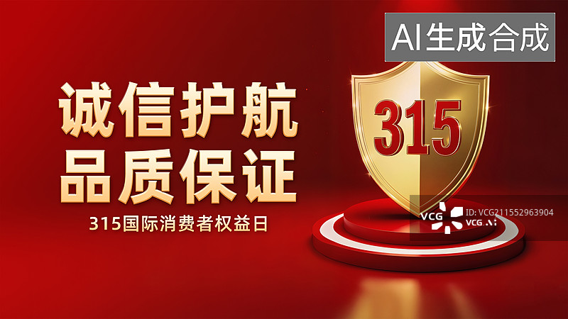 【AI数字艺术】设计模板海报315国际消费者权益保护日图片素材