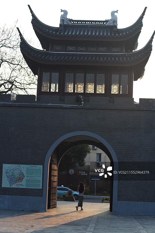 梅园公园 陆家嘴图片素材