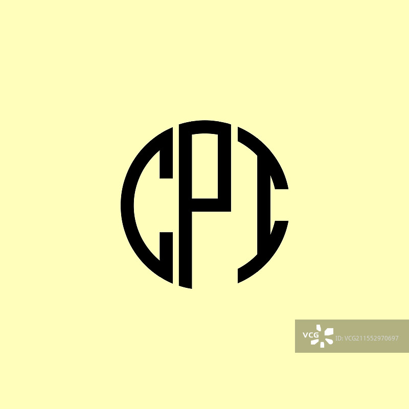 创意圆形首字母CPA标志图片素材
