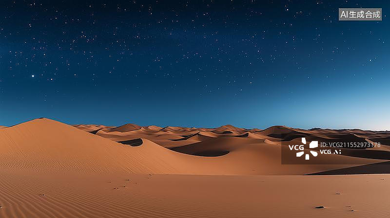 【AI数字艺术】自然风光地理杂志沙漠银河图片素材