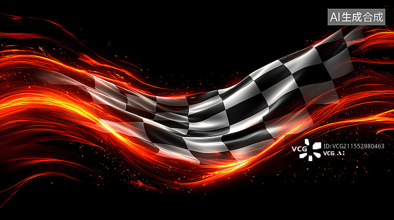 【AI数字艺术】赛车场激情赛道图片素材