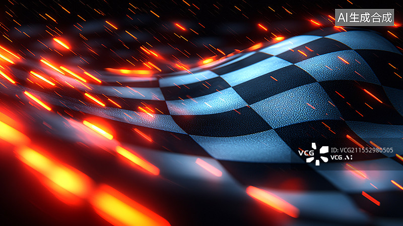 【AI数字艺术】赛车场激情赛道图片素材
