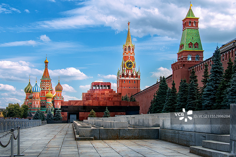 莫斯科红场胜利与历史的交响图片素材