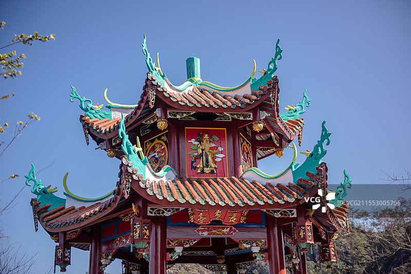 福建龙岩冠豸山景区图片素材