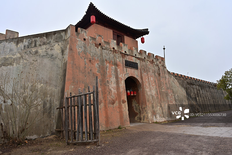 象山影视城演武场校场图片素材