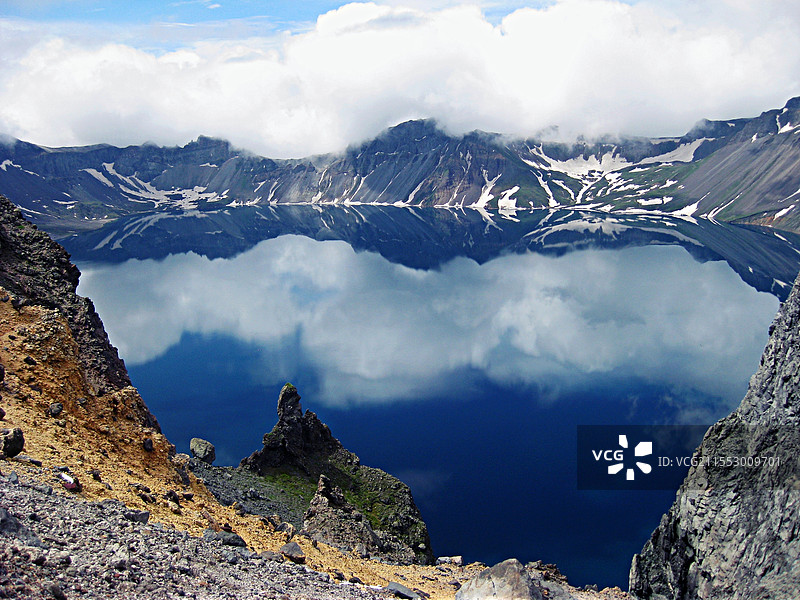 长白山天池图片素材
