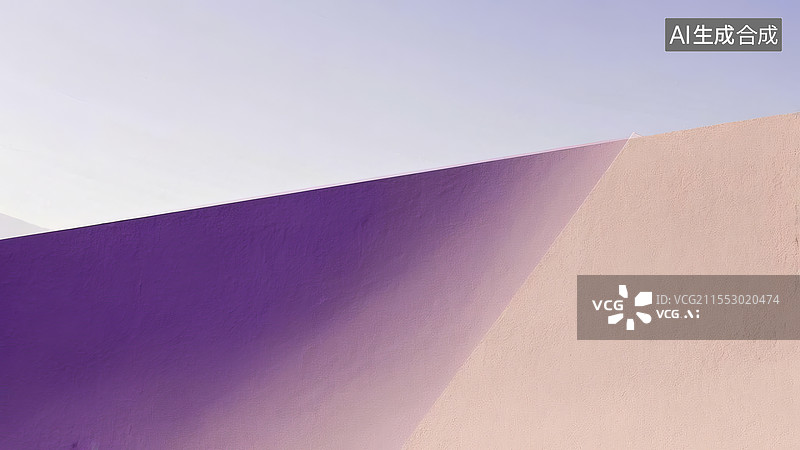 【AI数字艺术】紫色沙色渐变几何背景图片素材