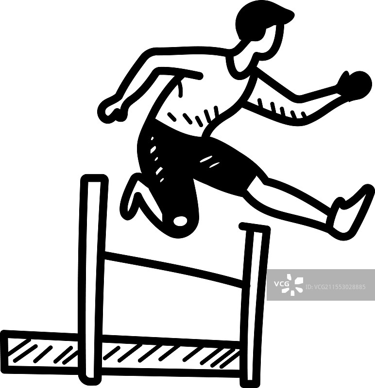 跨栏比赛图片素材